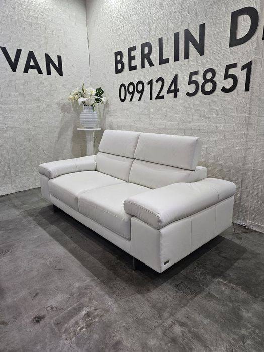 Новий !  Шкіряний диван  Natuzzi Edition. Italia,  Білий