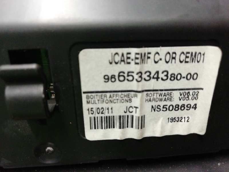 ECRÃ MULTIFUNÇÕES CITROEN C4 II 2011 -