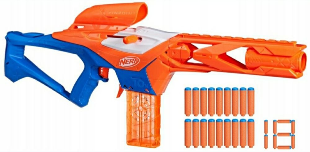 NERF N-Series Wyrzutnia Pinpoint Blaster + strzałki
