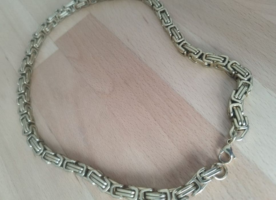 Nowy złoty łańcuch gruby stal chirurgiczna