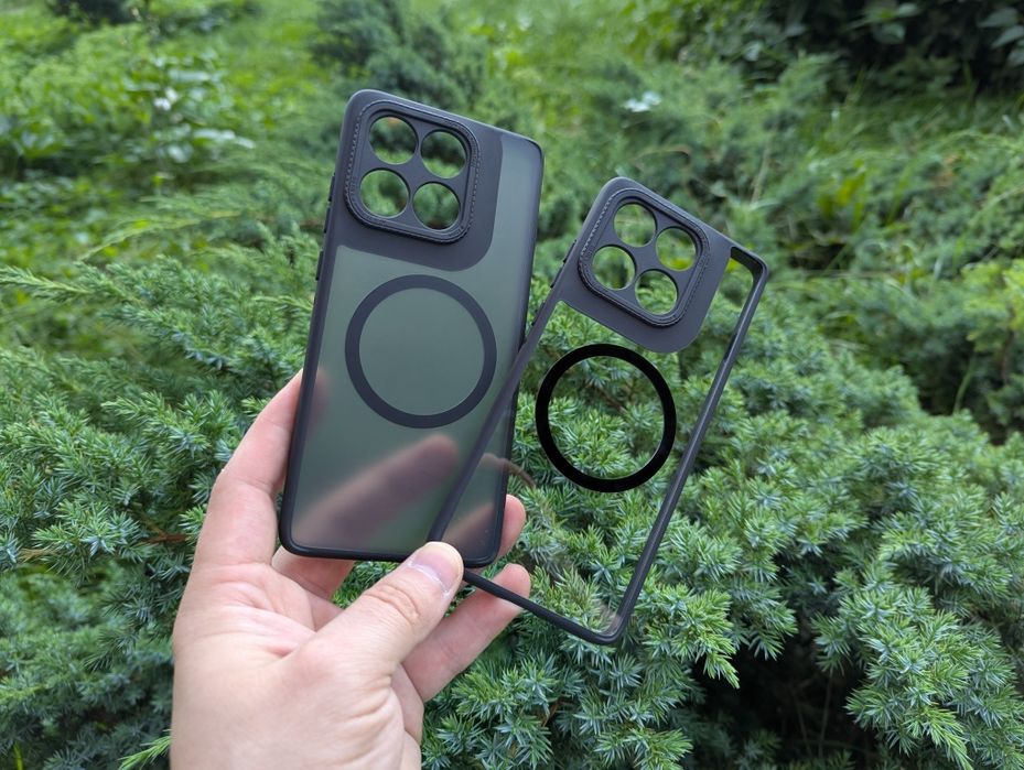 Motorola Edge 60 Pro Прозорий/Матовий чохол MagSafe Протиударний чехол