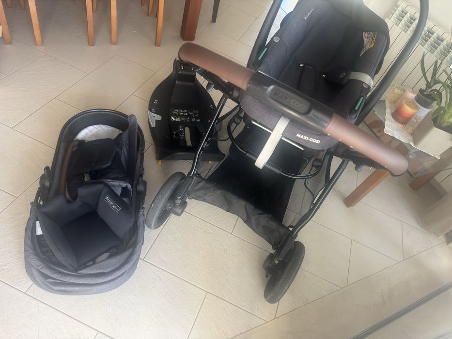Carinho Maxi cosi Trio Lily mais Base Family fix isofix 360