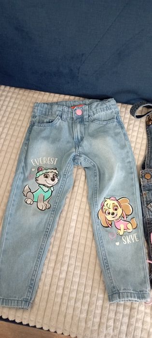Spodnie dżinsowe dla dziewczynki psi patrol 104
