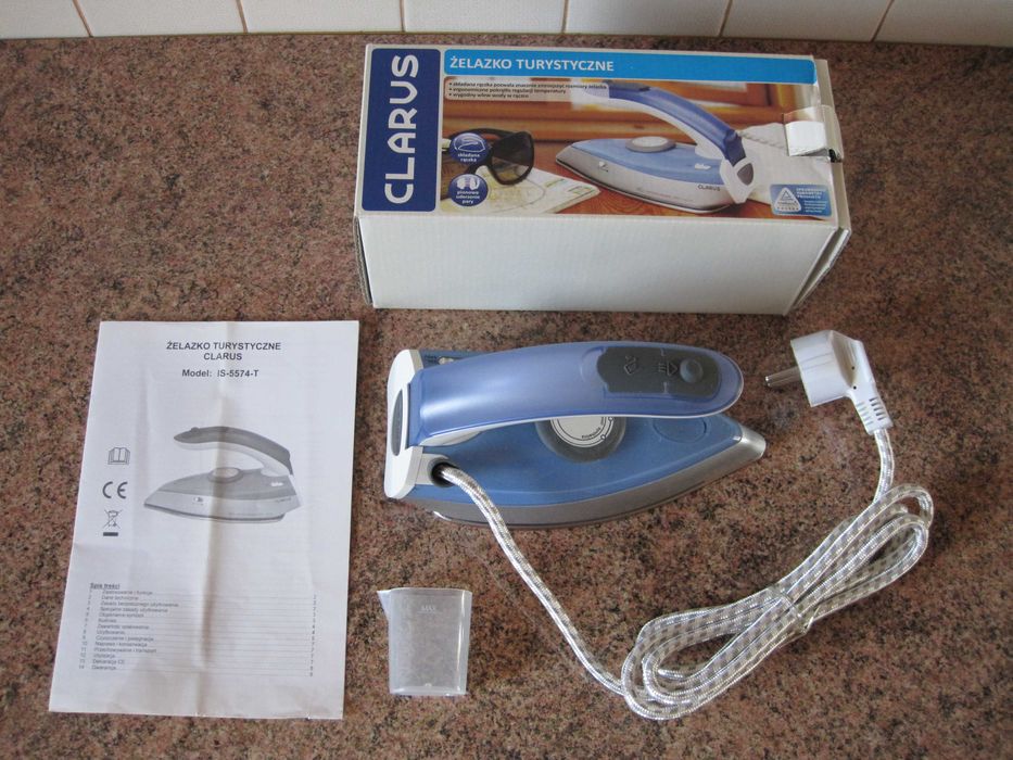 Żelazko turystyczne z parą Clarus