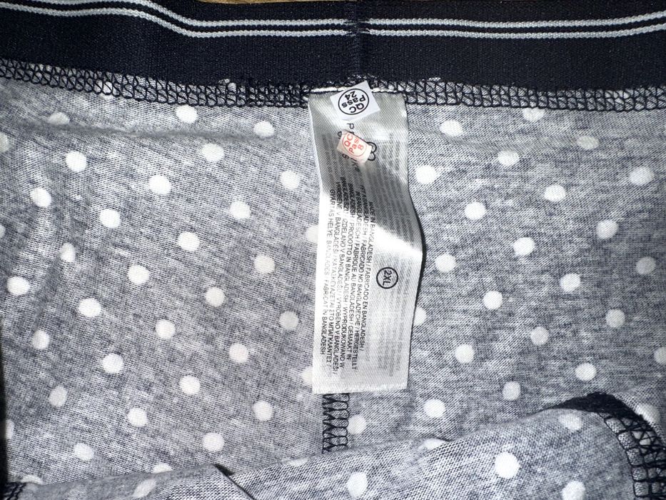 Primark bokserki granat. w kropki 2XL