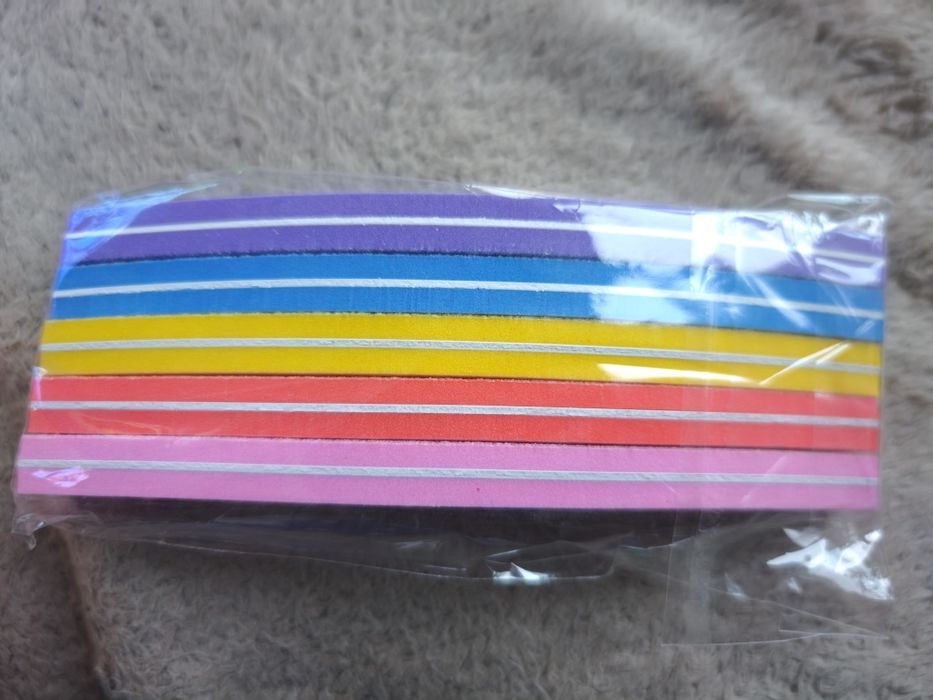 Komplet 5 pilników gradacja 100/180 nowe zapakowane