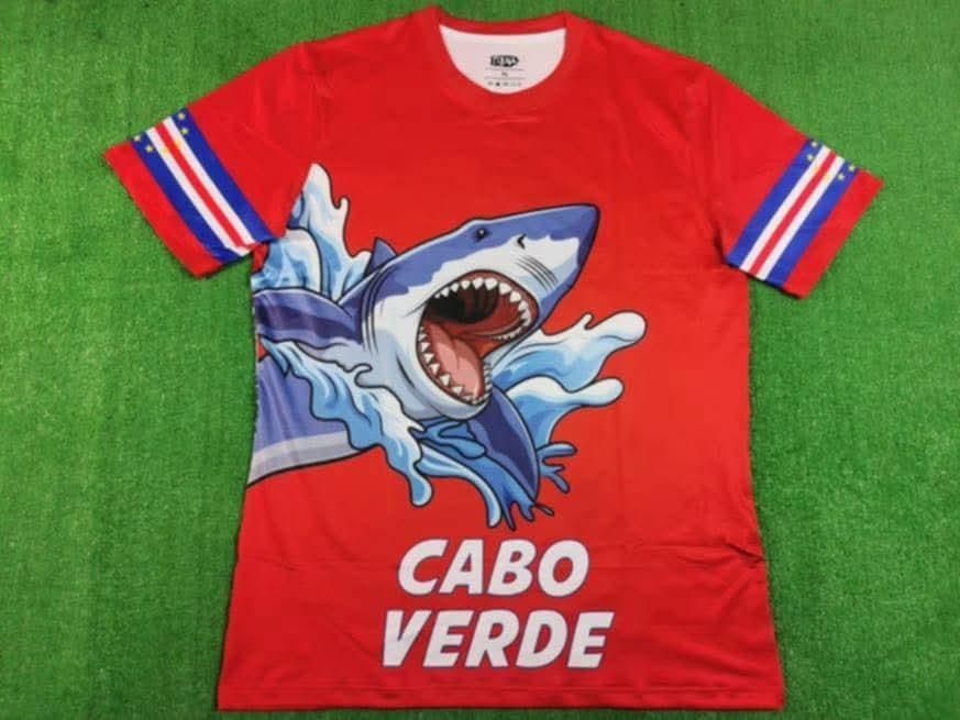 Camisola de cabo verde tubaroes azul
