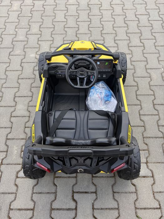 Auto na Akumulator BUGGY CAN AM MAVERICK Turbo RR 4x200W 24V 5Ah Żółty