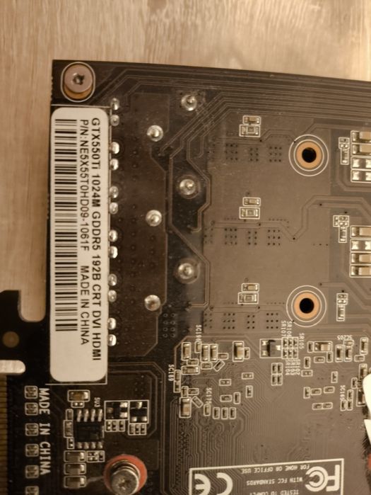 Karta graficzna GTX 550 ti 1 gb