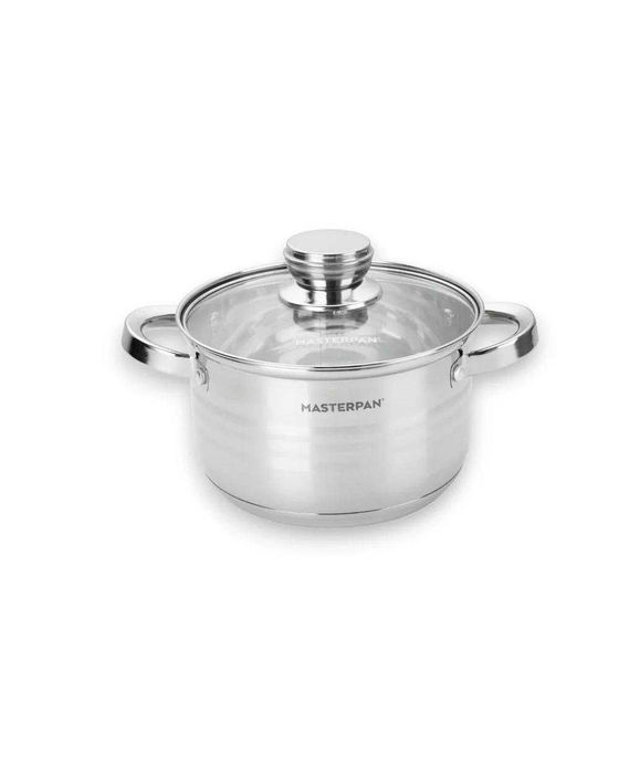 Zestaw garnków stal nierdzewna 12 el. indukcja gaz MP-5111