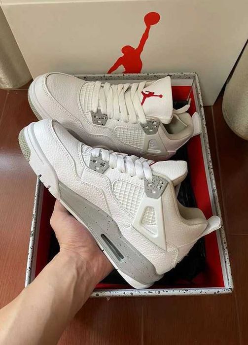 Jordan 4 Retro White Oreo R.39