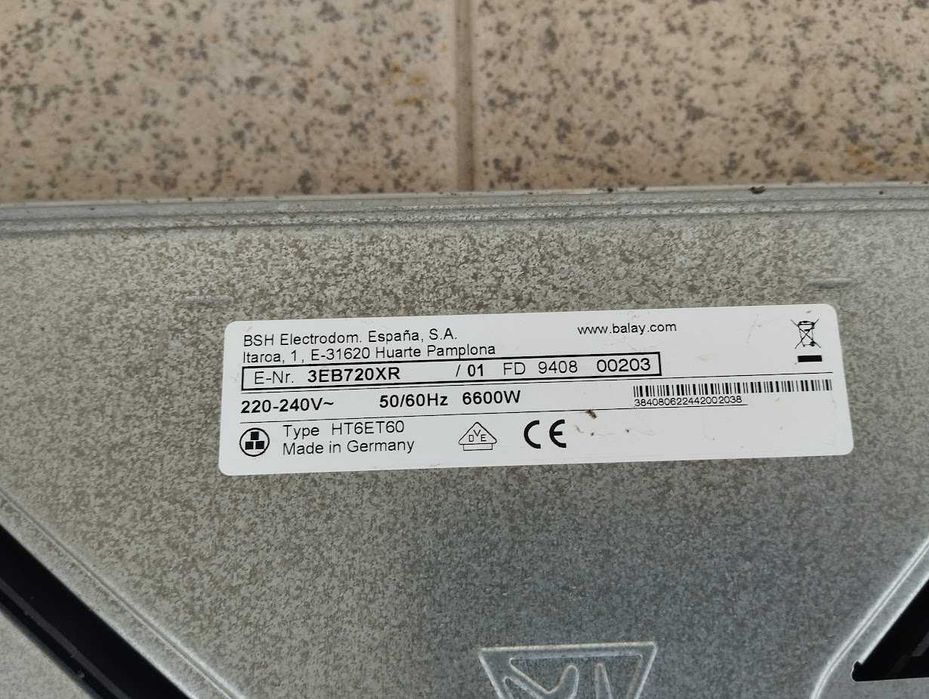 Placa Vitrocerâmica Balay 3EB720XR 60cm