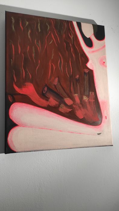 Akt abstrakcyjny ,kobiecy nowoczesny