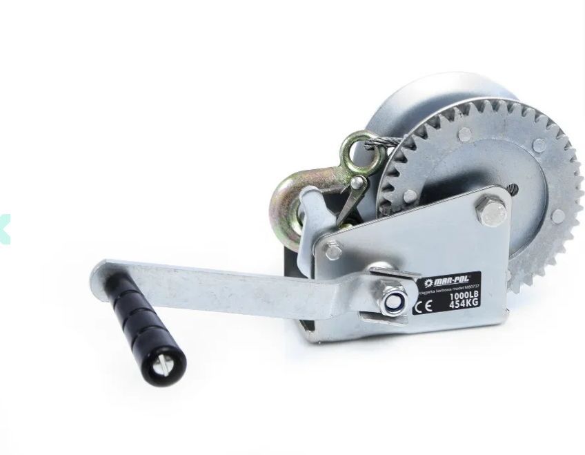 Лебедка ручная барабанная MAR-POL 450 кг лебідка барабана ручна