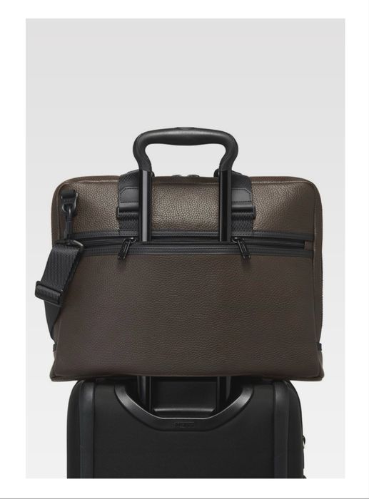 Сумка для ноутбука, паперів, Tumi, шкіра, оригінал