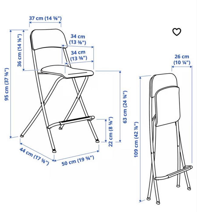 Banco alto Franklin Ikea
