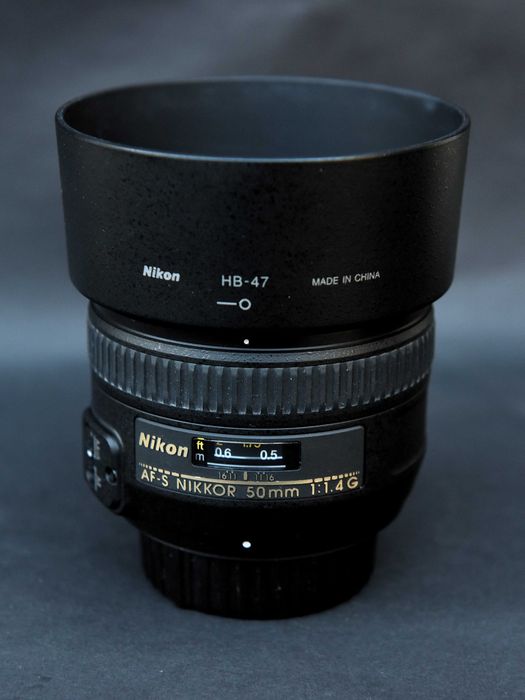 Об'єктив Nikon AF-S Nikkor 50mm f / 1.4G.