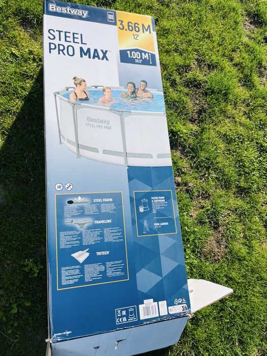 Basen ogrodowy Bestway Steel Pro Max 366 × 100 cm –