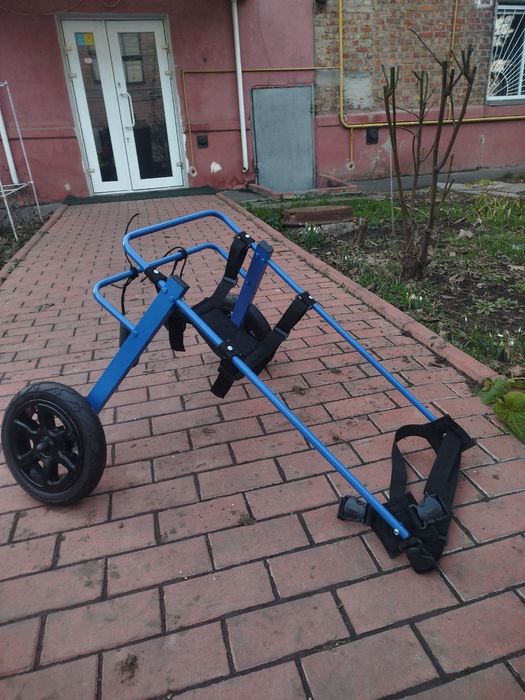 Інвалідний візок для вівчарки лабрадора великої собаки. Виготовлення