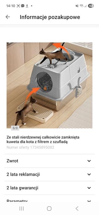 Kuweta kryta ze stali nierdzewnej
