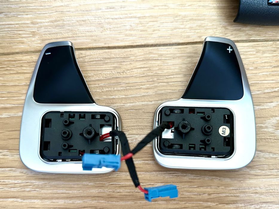 М руль БМВ запчасти, разбор, кнопки, накладка, лепестки, проводка