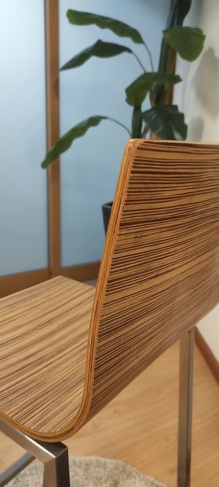 Cadeira alta em inox
