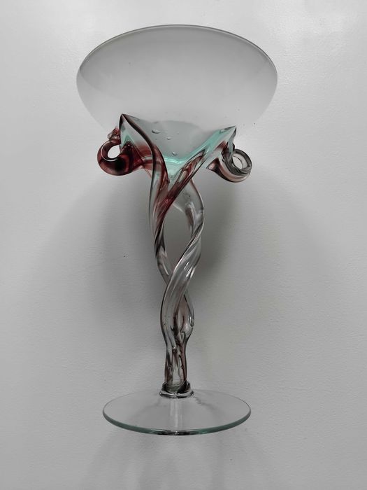 patera ( kielich ) szklana PRL