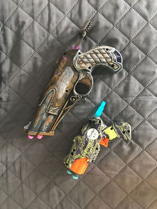 Nerf gun zabawka custom cosplay Rebelle steampunk