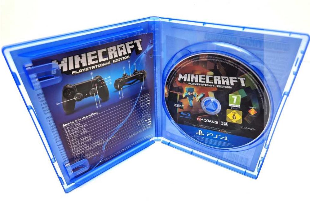Gra PS4 Minecraft Playstation4 Edition wersja pudełkowa stan bdb