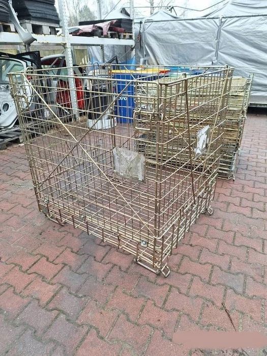 Skrzynia Koszt Kontener Box Siatkowy Gitterbox Paletowy Ocynk Duży