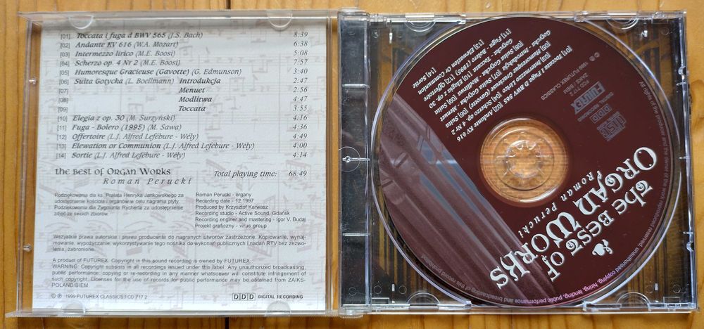 Roman Perucki - The Best Of Organ Works - CD