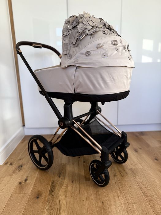 Cybex Priam 4.0 Rose Gold Simply Flowers Beige