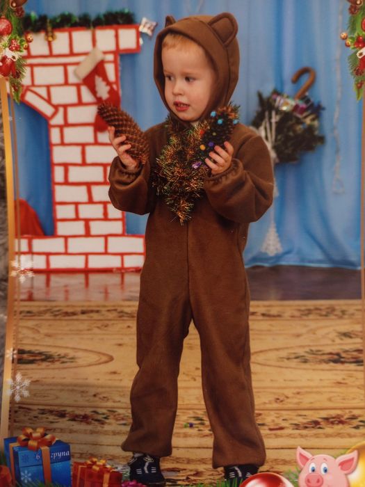 Новорічний костюм ведмедик зайчик