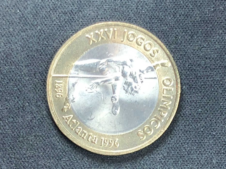 200 Escudos 1996 Bi-metálica XXVI Jogos Olímpicos Atlanta 96