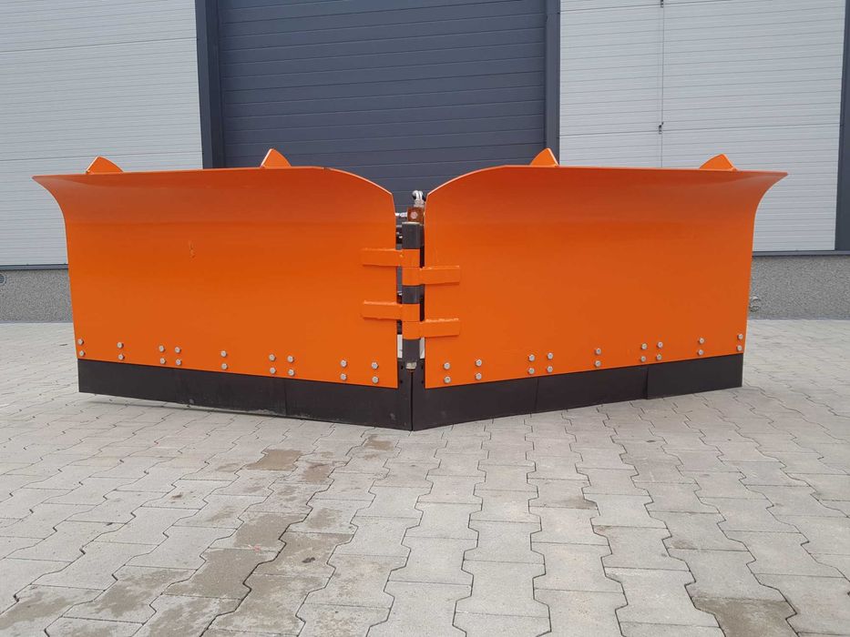 Pług Śnieżny do śniegu Strałka składany  KAT II Hydrauliczny TUZ RABAT