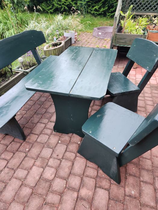 Meble ogrodowe sosnowe