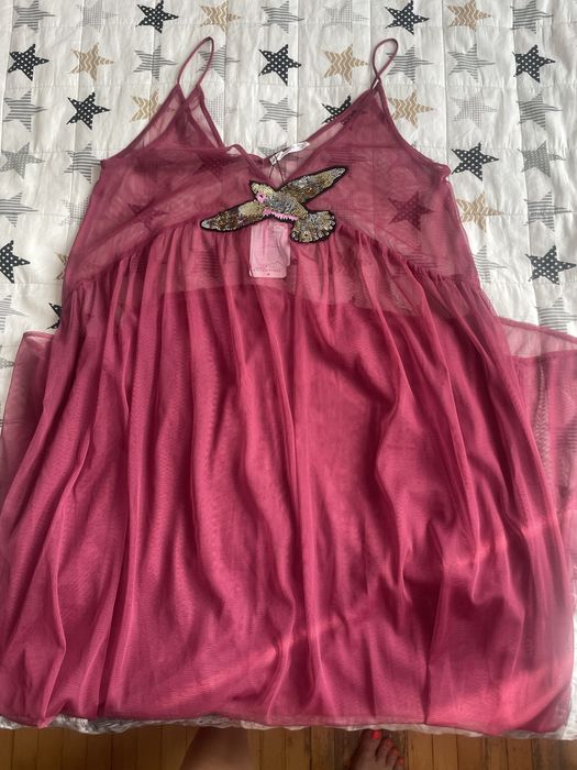 Сукня сітка максі від Mango