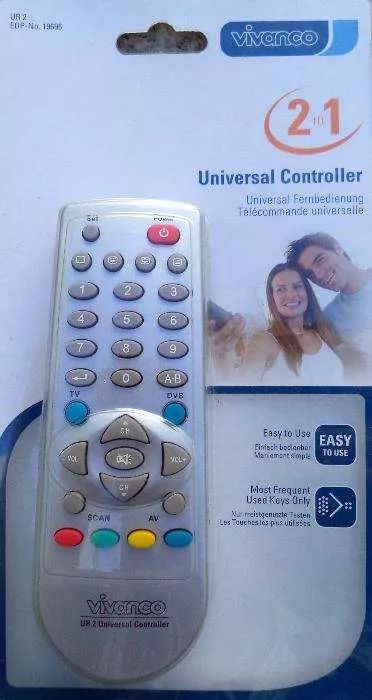 Universal Remote Control - Vianco - 2-in-1 - UR 2 - 1969664584317969410120