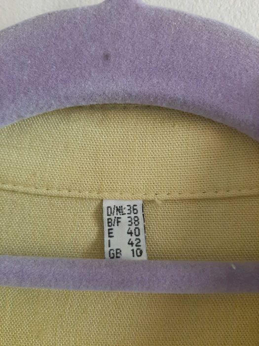 Lniana z wiskozy koszula damska 38