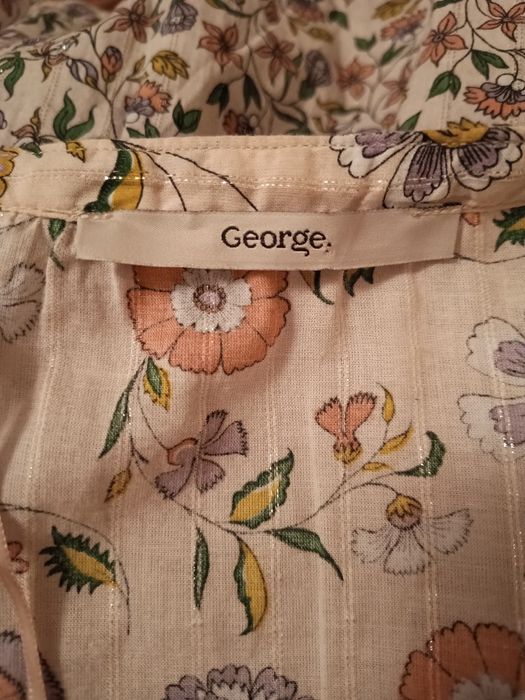 Sukienka Boho ze złota nitką