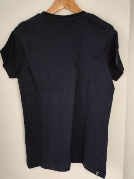 Hummel Koszulka / T-shirt damski z nadrukiem, granatowy, rozmiar S