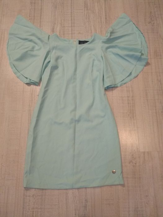 Miętowa sukienka rozm. 36