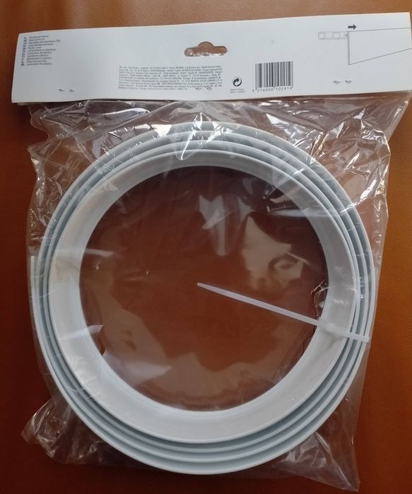 Osłona szyny sufitowej 300 cm biała 50 mm
