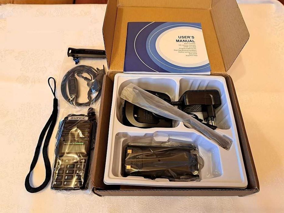 2szt.  Krótkofalówka  Baofeng UV-82 , 8W  Rozblokowana  PMR  NASŁUCH.