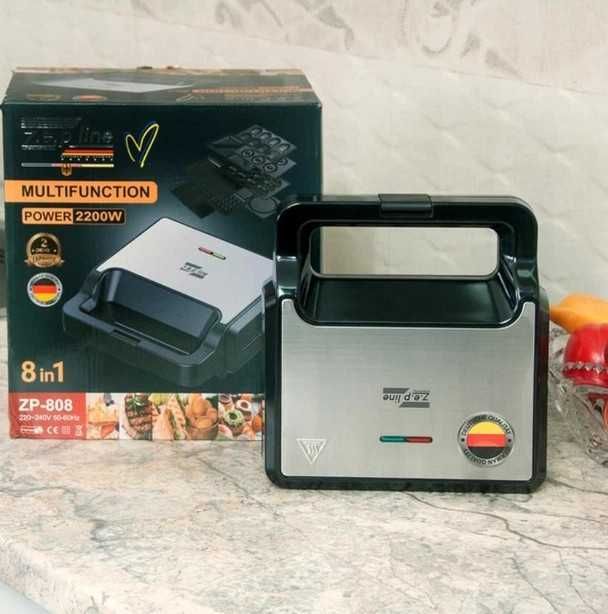 мультимейкер гриль 8в1 Zepline 2200W