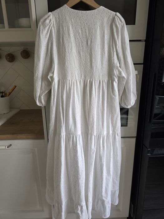 Sukienka maxi boho Reserved r.S koronkowa ażurowa