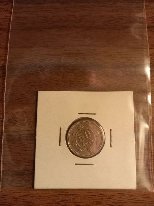 Moeda de 50 Reis de 1900