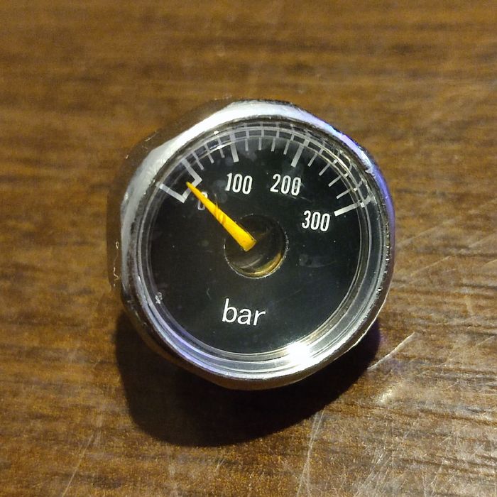Manometr mini 300bar gwint 1/8 bsp