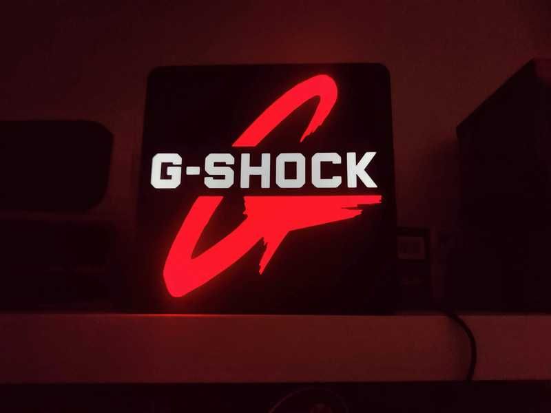 Ozdobna lampka LED z logo Casio G-Shock