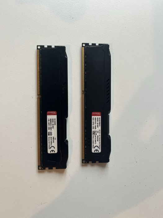 Ddr3 hyperx fury 1333mhz/1600mhz [2x8]
